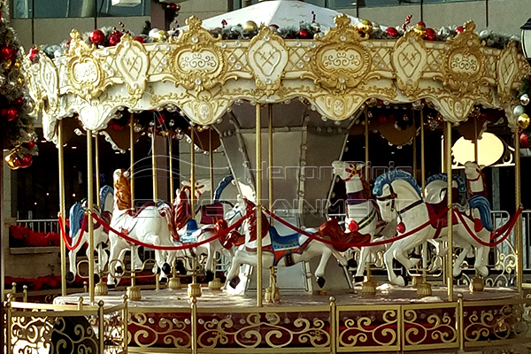 Christmas carousel rides for amusement park