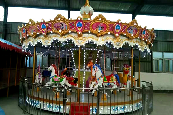 colorful amusment park merry go round for sale