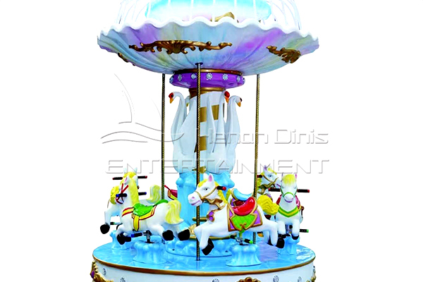 Indoor Fairy-tale Middle Size 6-seat Indoor Playground for Sale Merry Go Round Rides