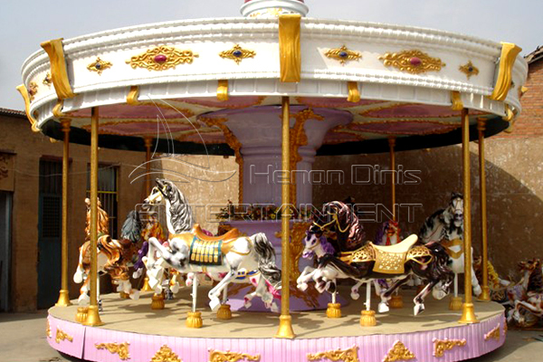 Kids antique Fairground Roundabout for Kindergartens, Squares and Stores