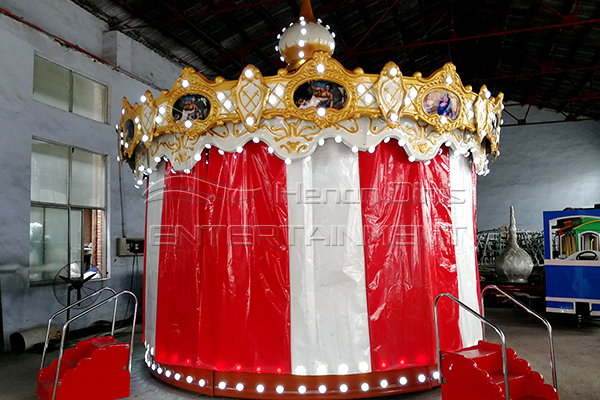 Dinis Amusement Merry Go Round Kids Party Rides with Beautiful Decoration
