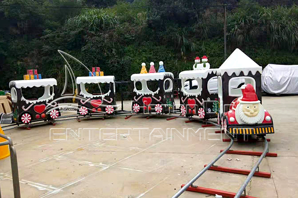 Christmas Themed Amusement Train Rides for Sale, Dinis