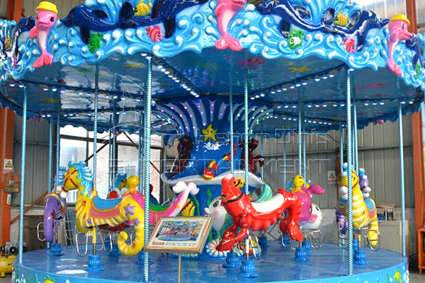 Small Ocean Carnival Carousel Rides Hot Sale for Children used for fairground