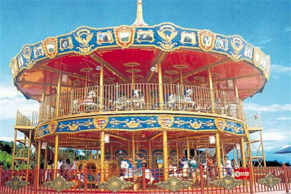 double decker carousel mall for sale in Dinis top amusement rides supplier