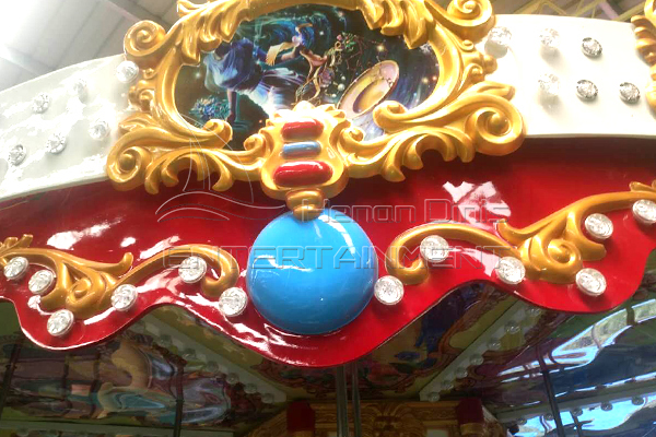 carousel double deck appearance decoration