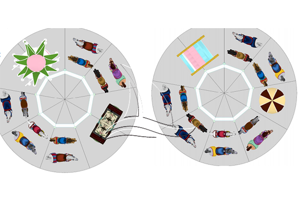 double layer carousel seats layout