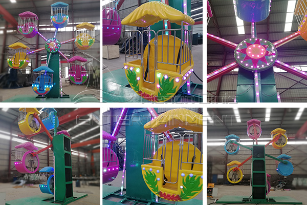 kids ferris wheel spinning ride main parts