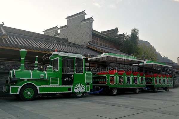 amusement park electric train ride for sale suitable for scenic area