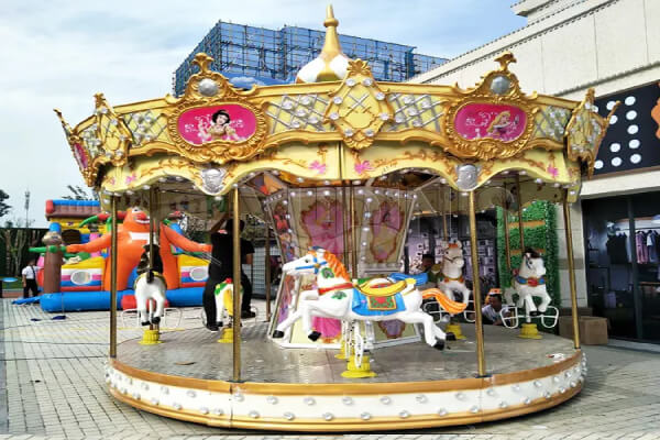 8 Seater Small Outdoor Merry Go Round