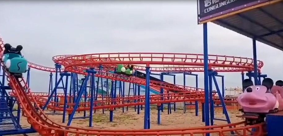 280m Crazy Mouse Roller Coaster