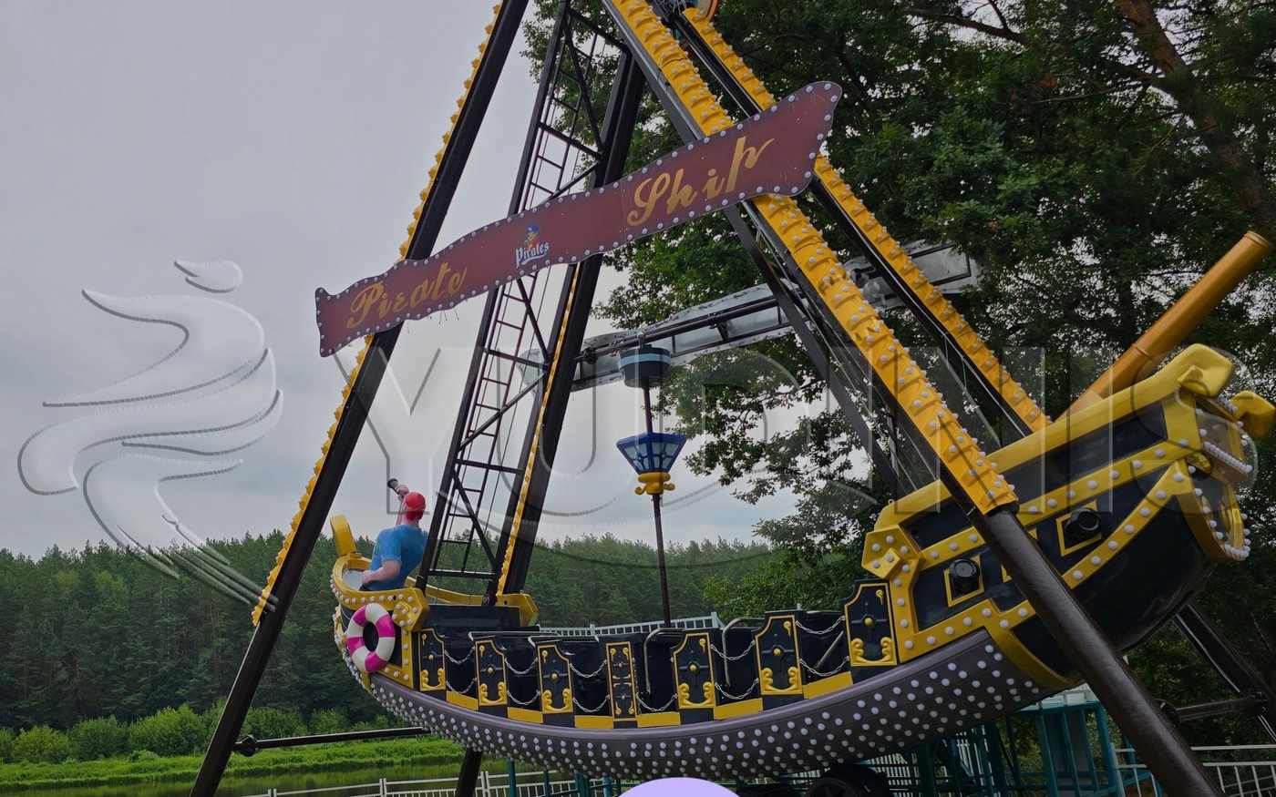 Family Amusement Park Equipment Installed In Lithuania Park