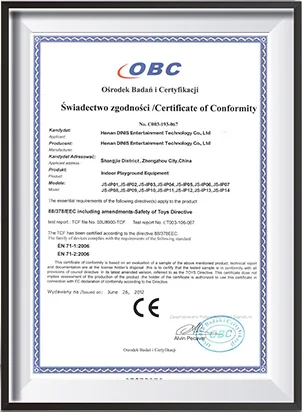 DINIS company certificate