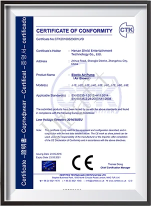 DINIS company certificate