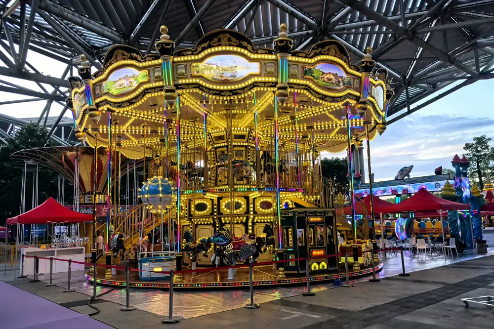 Double decker carousel for sale