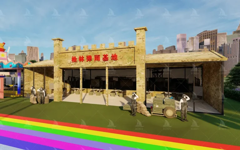 Master plan rendering for a 26,700 square metre park