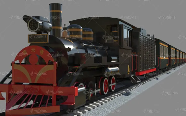 Large Rail Sightseeing Train for Scenic Areas